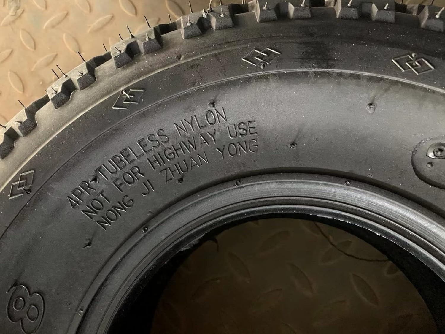 Motorhot Set of 4 Sport ATV UTV Tires 19X7-8 Front & 18X9.5-8 Rear 4 Ply, Tubeless