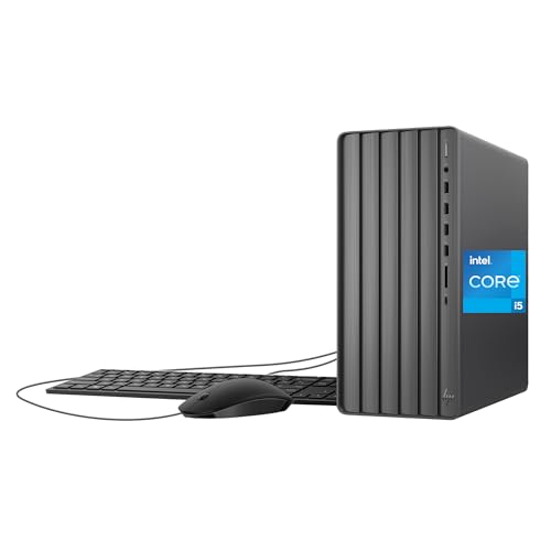 HP Envy Desktop, 12th Gen Intel Core i7-12700, 16 GB RAM, 512 GB SSD & 1 TB SATA Hard Drive, Windows 11 Pro, Wi-Fi & Bluetooth
