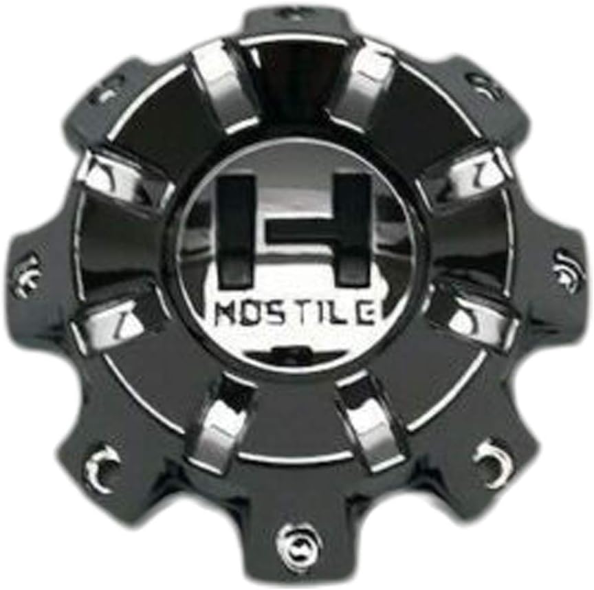 Hostile Chrome Wheel Center Cap HC-8002 HC-8001-B Pack of 2