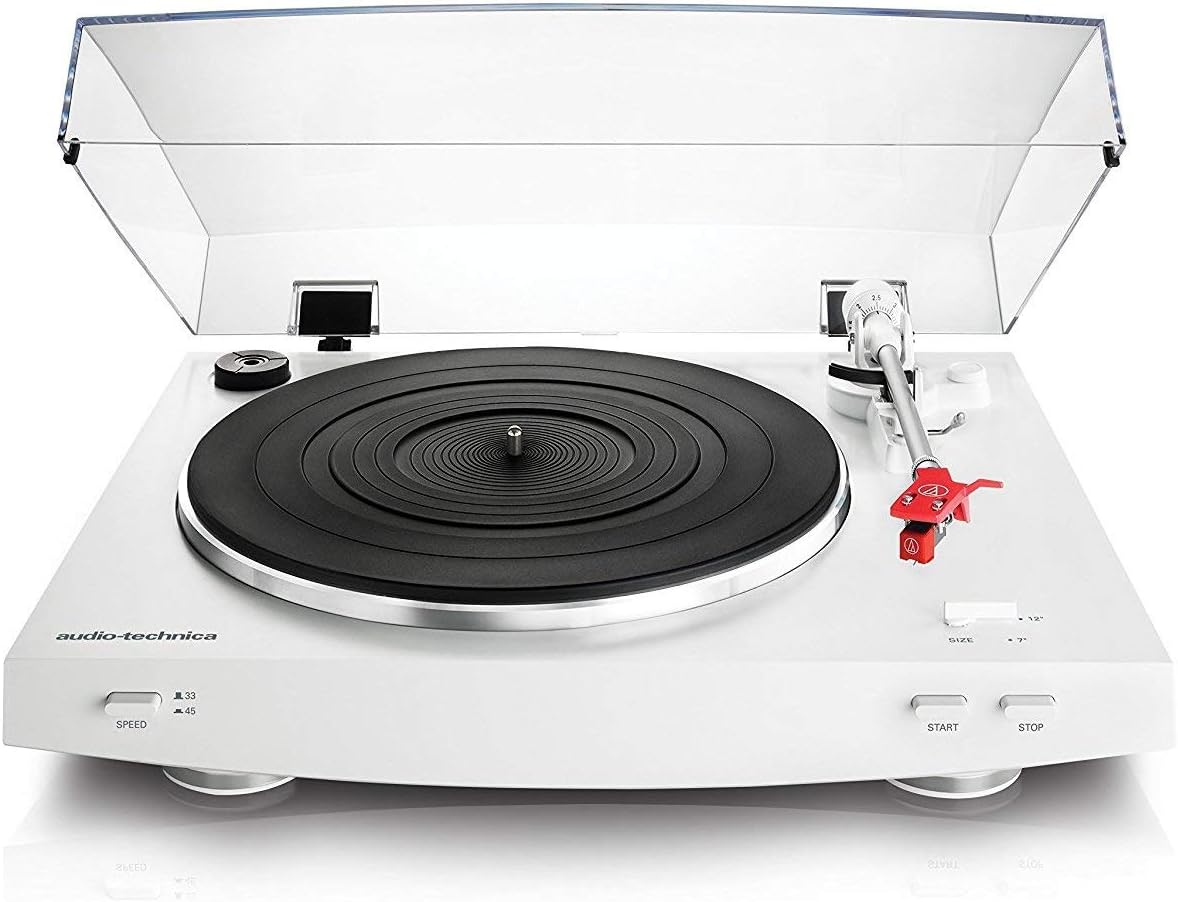 Audio-Technica AT-LP3BK Fully Automatic Belt-Drive Stereo Turntable, Black