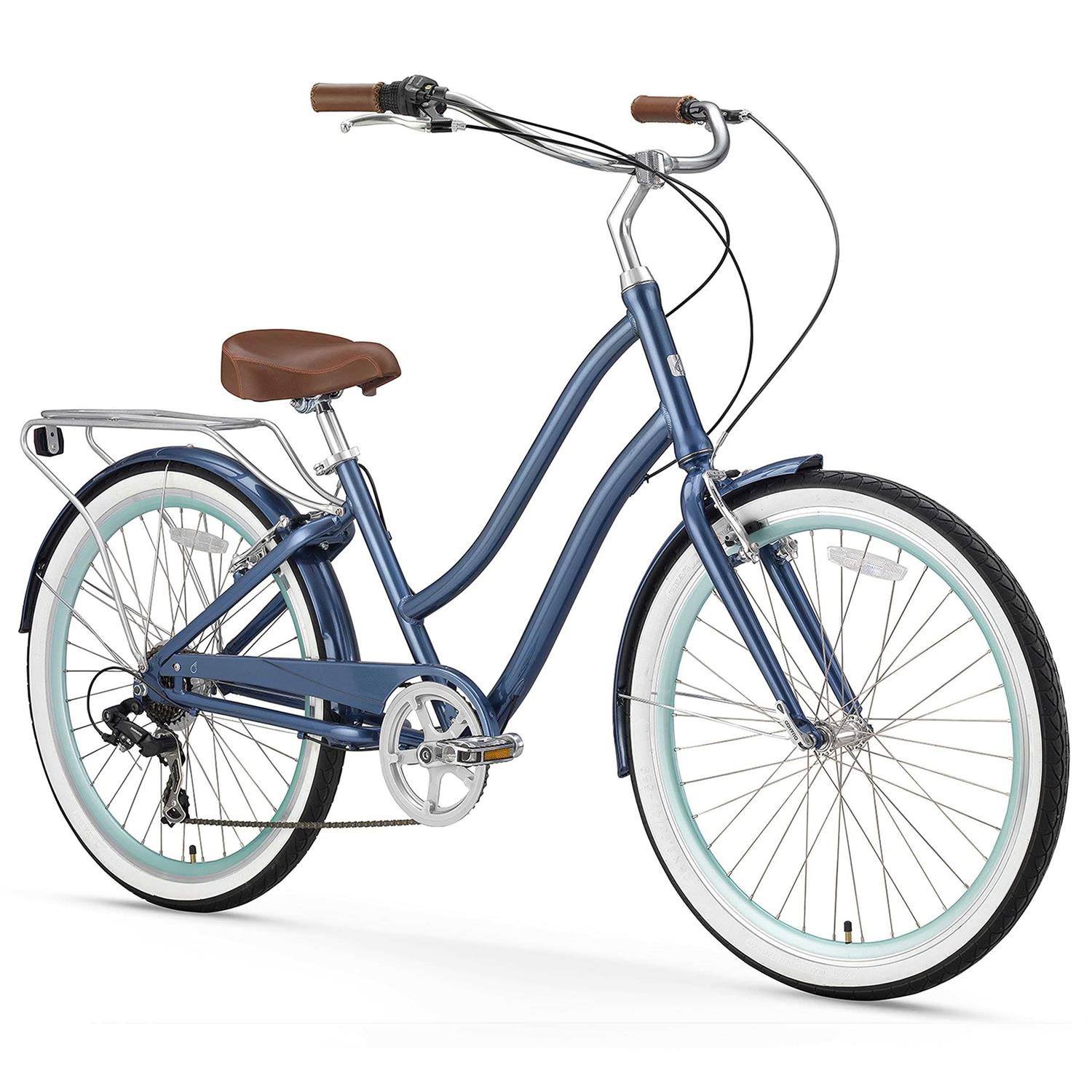 sixthreezero EVRYjourney Womens 3-Speed Step-Through Hybrid Cruiser Bicycle - Sports Supplies Online Store