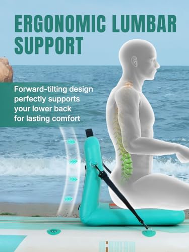 Niphean Inflatable Stand Up Paddle Board with SUP Accessories, Anti-Slip EVA Deck