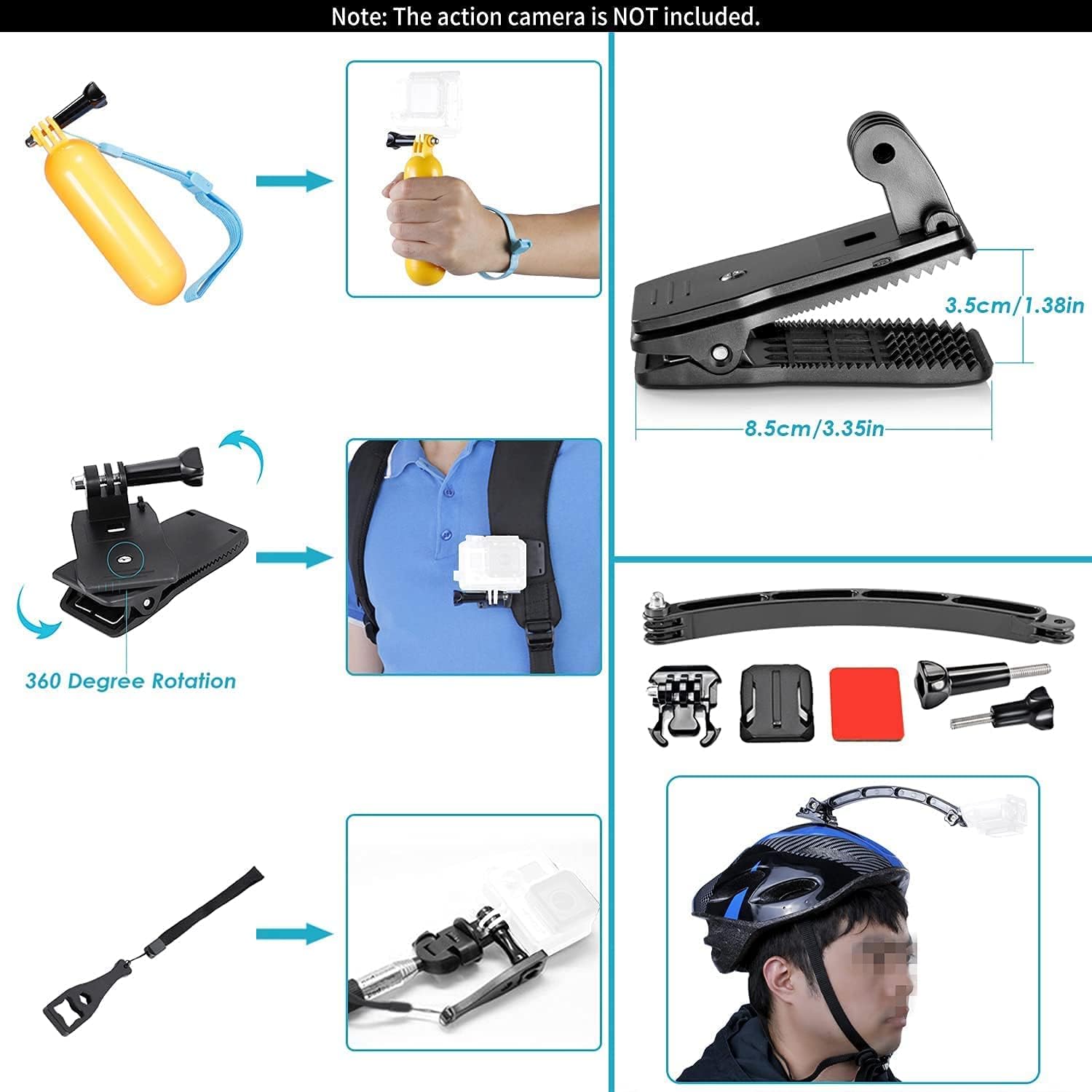 GoPro HERO10 (Hero 10) Black - Waterproof Action Camera with Front LCD and Touch Rear Screens, GP2 Engine, 5K HD Video, 23MP Photos, Live Streaming