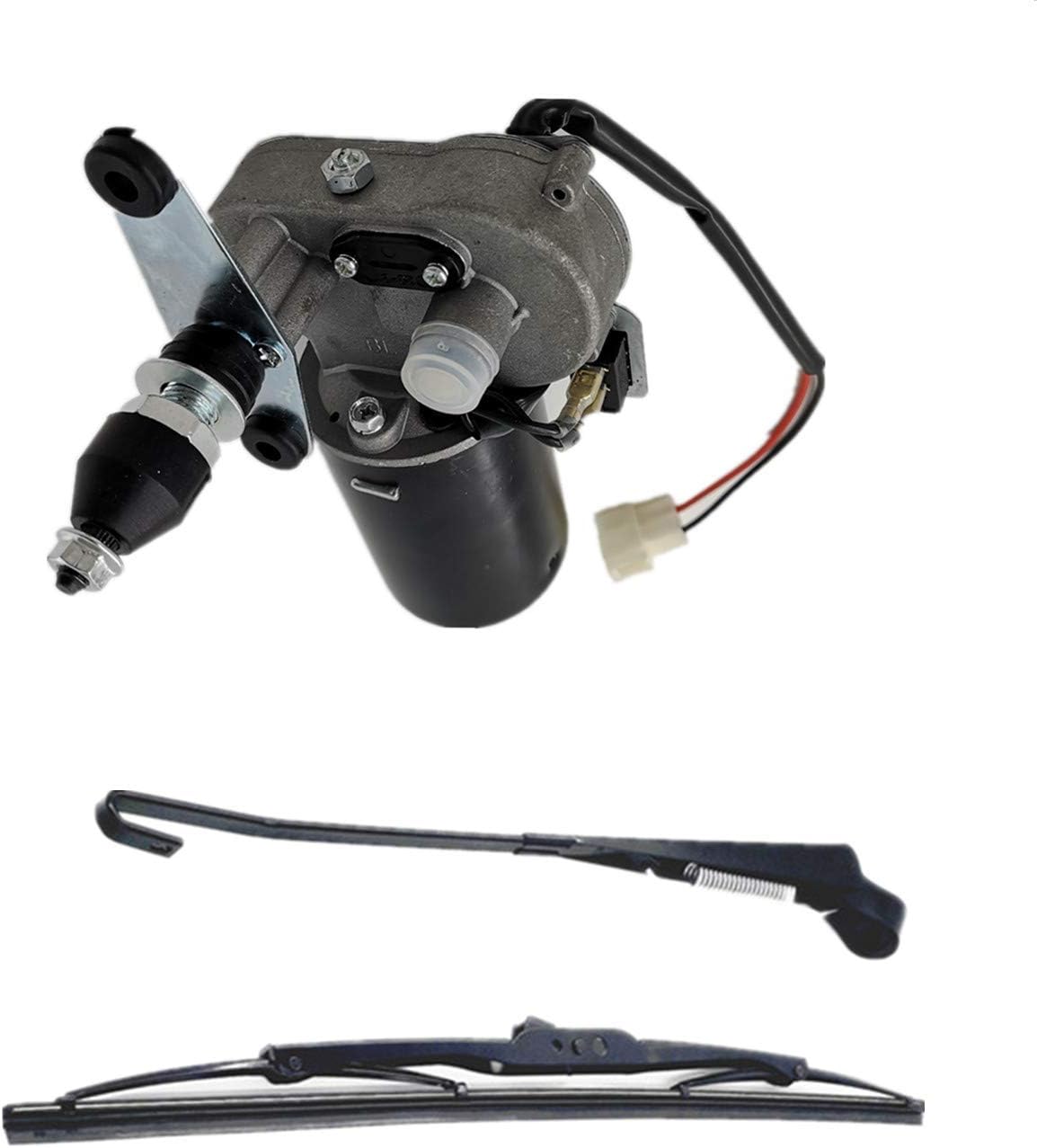YiCross 12V Universal Electric Windshield Wiper Motor Kit Fits for UTV ATV Hard Coated Or Glass Windshields, Upgraded Wiper Motor Kit - 110° Sweep