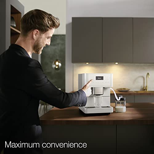 Miele NEW CM 6 MilkPerfection Automatic Wifi Coffee Maker & Espresso Machine Combo with Grinder, Milk Frother