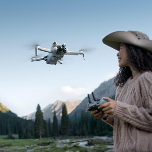 DJI Mini 4 Pro (DJI RC-N2), Drones with Camera for Adults 4K, Under 0.549 lbs/249 g, 34 Mins Flight Time, 20km Max Video Transmission Distance