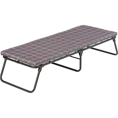 Coleman ComfortSmart Big & Tall Cot with Mattress Pad, Folding Steel Camp Bed with Plush Pad for Comfortable Sleeping, Great for Camping, Lounging