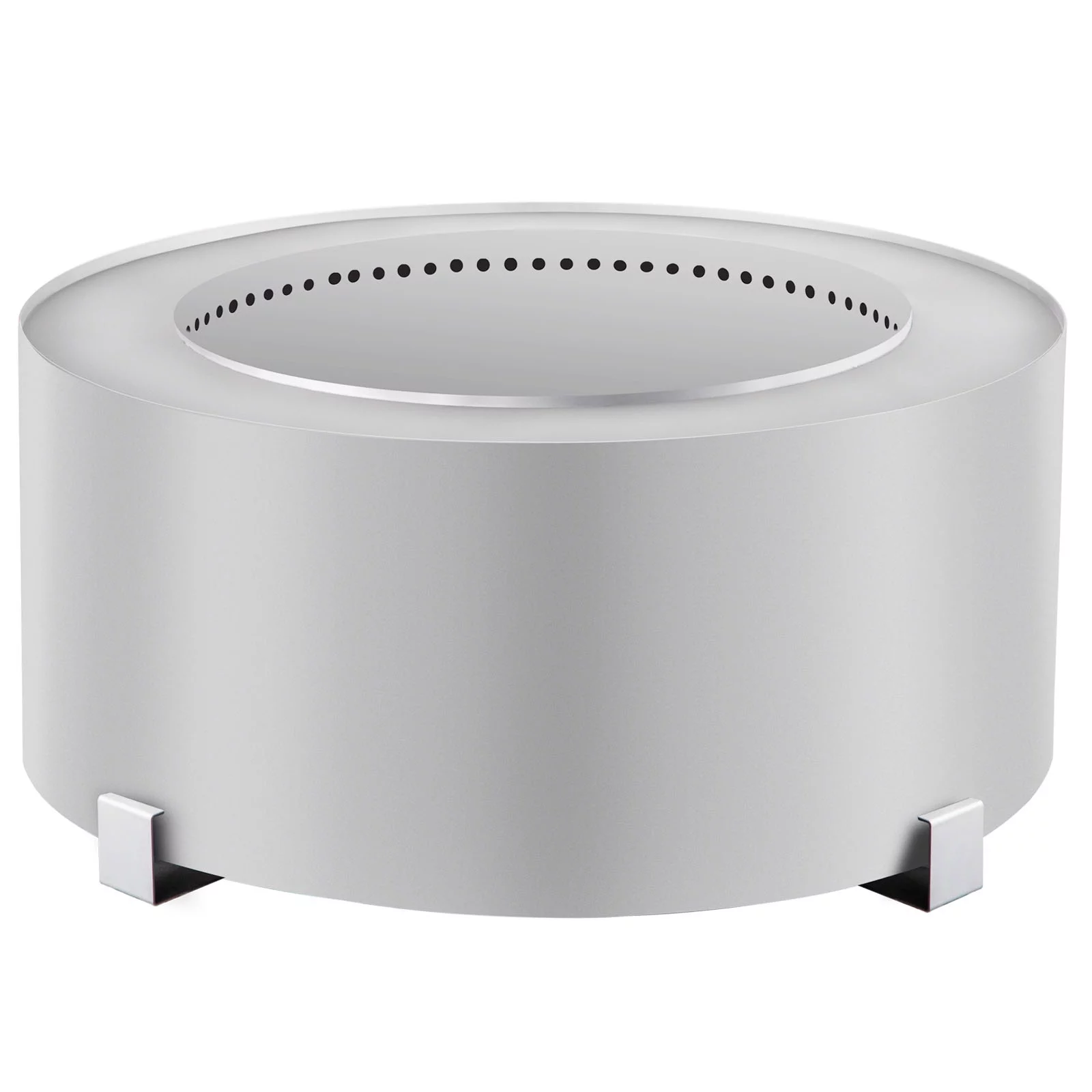 VEVOR Smokeless Fire Pit, Stainless Steel Stove Bonfire, 27.6 inch Diameter Wood Burning Fire Pit