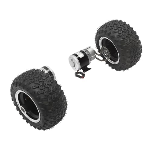 350W 36V Motor Drive Air Wheel Conversion Kit, 10Inch Double Wheel Set for Electrical Beach Bike