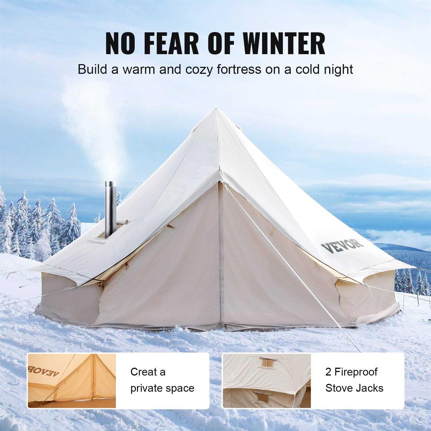 VEVOR Camping Mongolian Tent - Sports Supplies Online Store