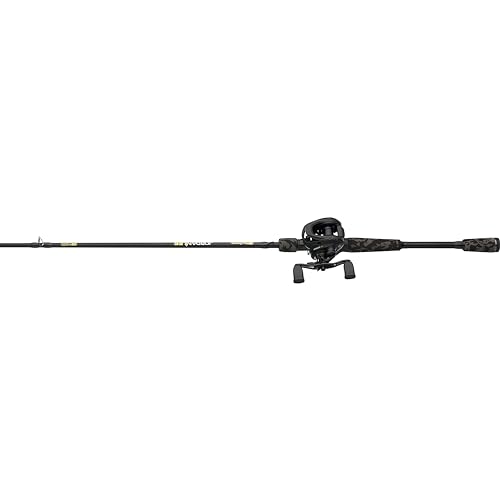 Abu Garcia Jordan Lee Low Profile Baitcast Reel and Fishing Rod Combo