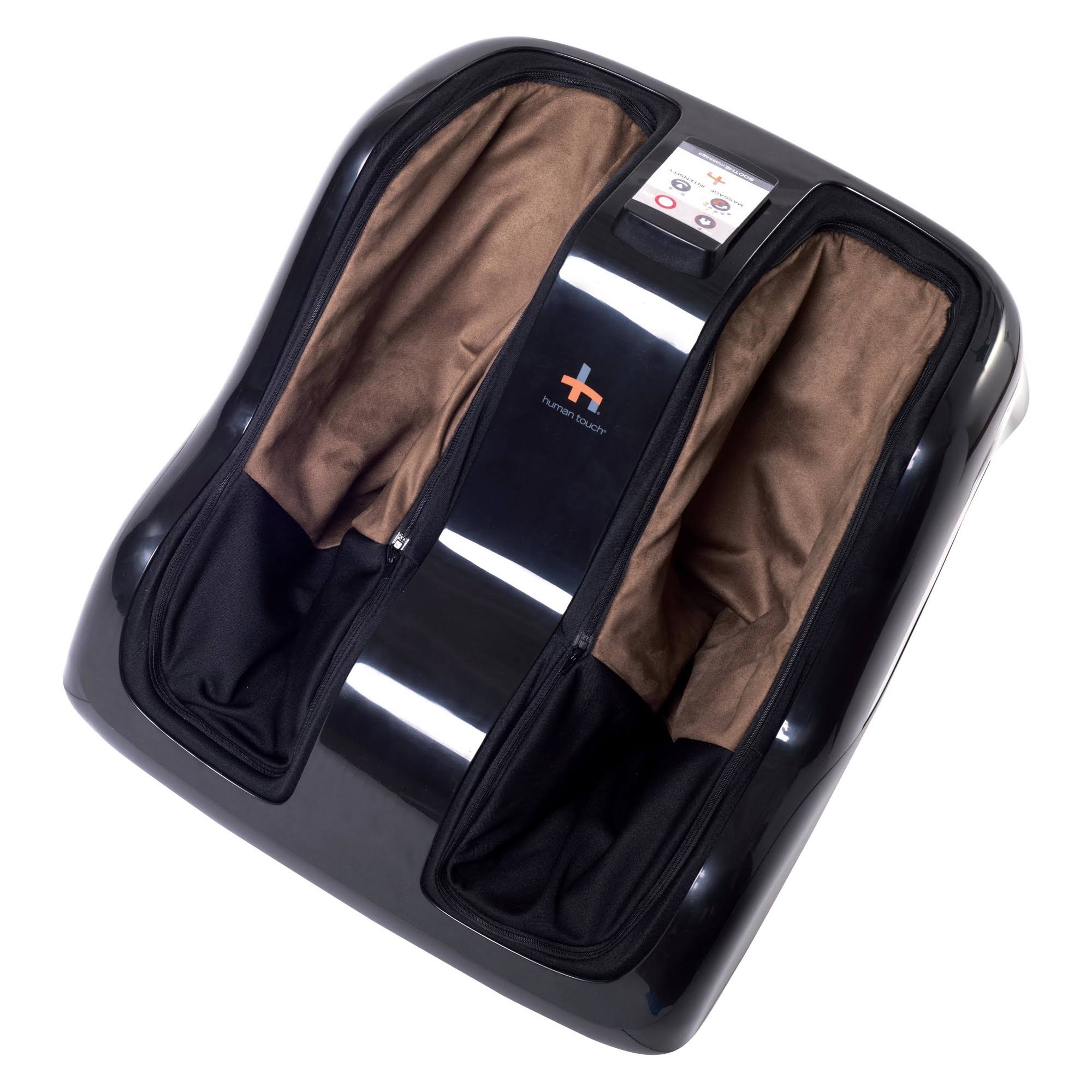 Human Touch Reflex Soothe Foot u0026 Calf Massager - Black/Brown