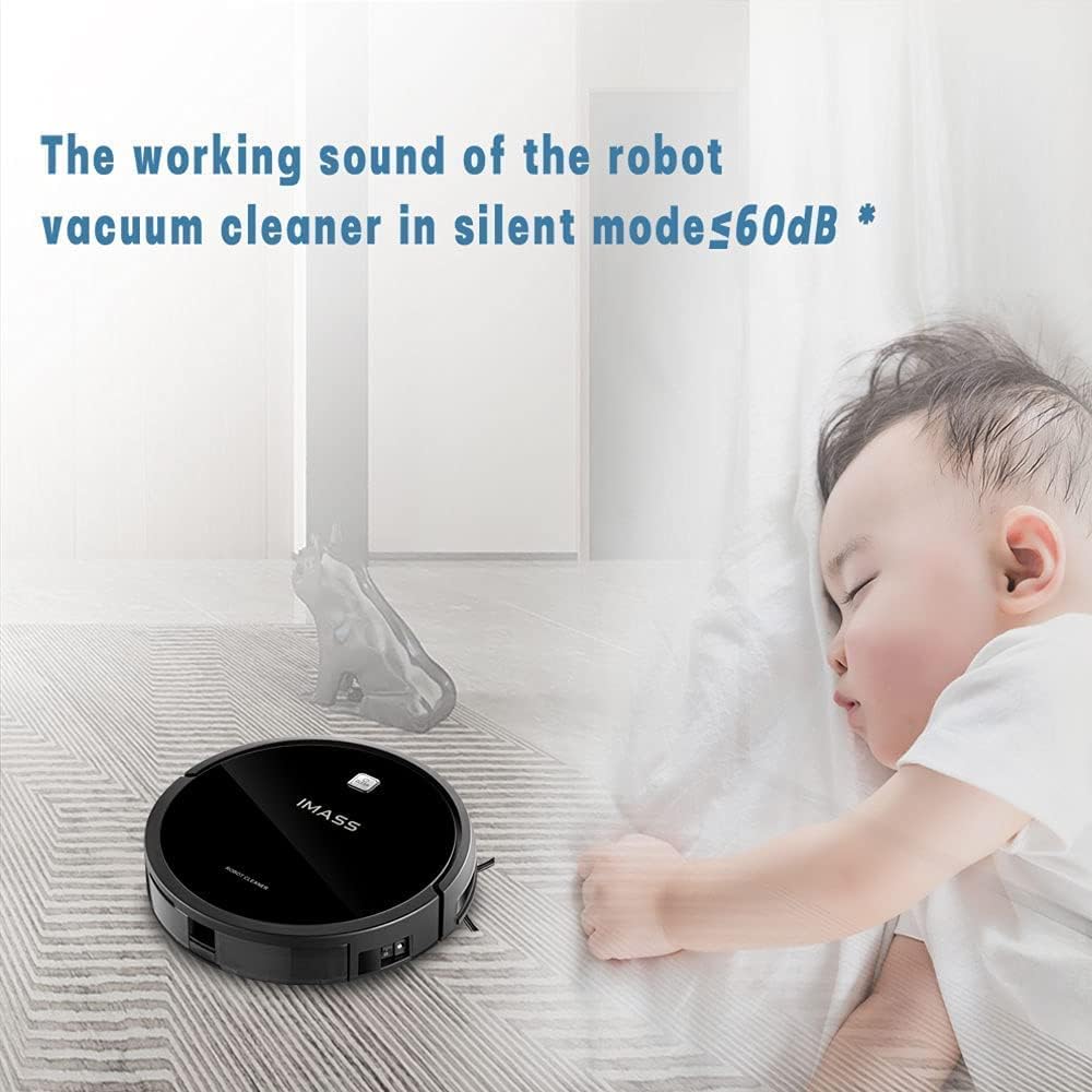 IMASS Robot Vacuum and Mop, Smart Path Planning Robot Vacuum Cleaner, 2600Pa High Suction and Self-Charging, Robot Vacuum Supports Alexa