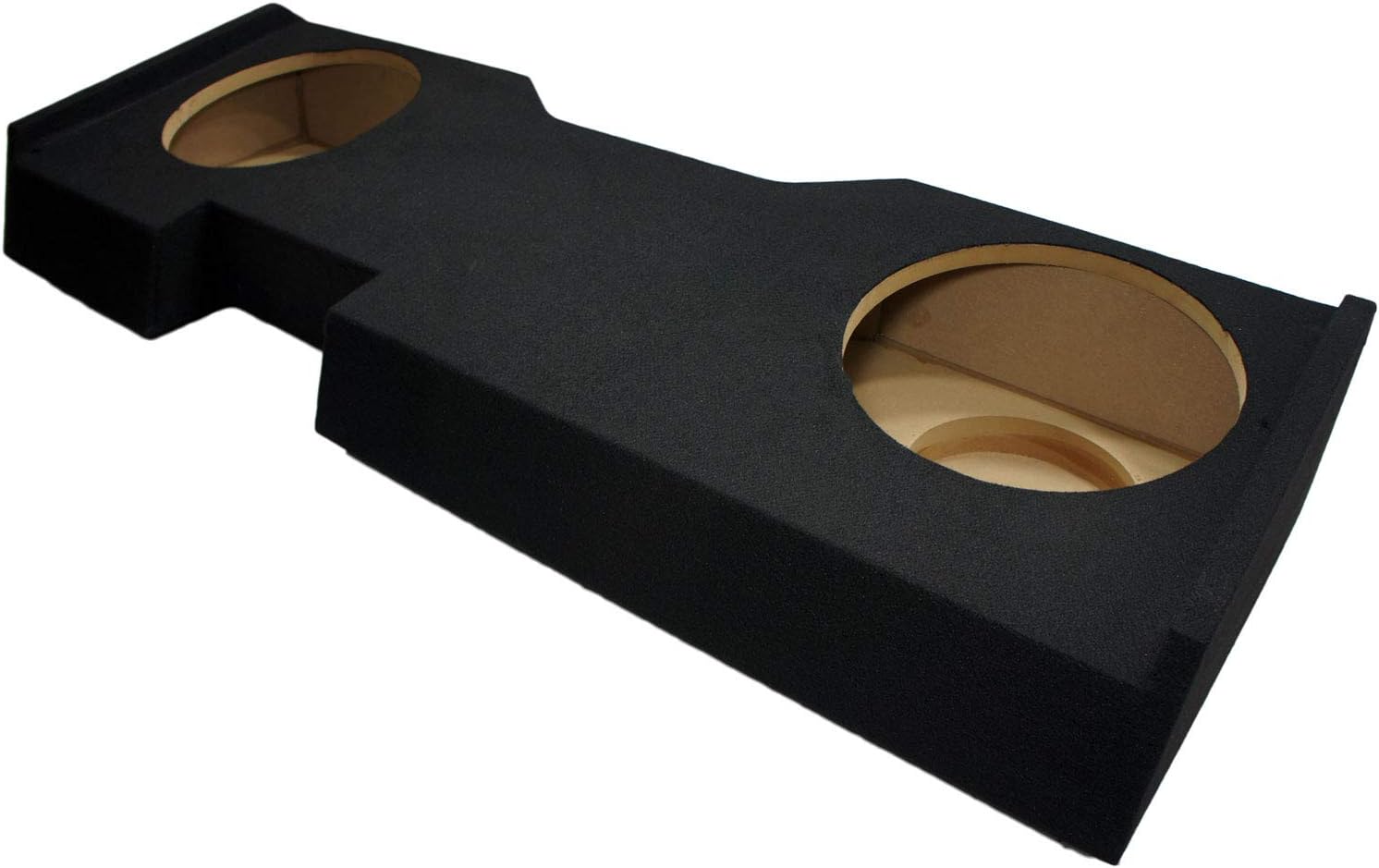 Compatible with 2014 - UP Chevy Silverado Crew Cab Truck Dual 12 Sub Box Subwoofer Enclosure