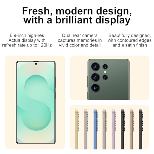 X25 Ultra 5G Cell Phone, Unlocked Android Smart Phone, 8+256GB+128GB Unlocked Android Phone