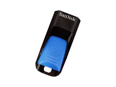 SanDisk Cruzer Edge - USB flash drive - 8 GB - USB 2.0 - black, blue