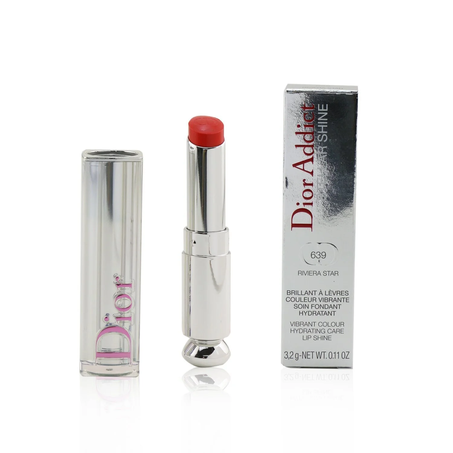 Christian Dior Dior Addict Stellar Shine Lipstick - # 649 Diorosphere (Dark Peach)  3.2g/0.11oz