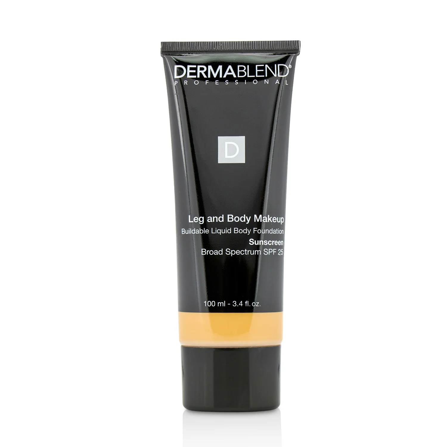 Dermablend Leg and Body Make Up Buildable Liquid Body Foundation Sunscreen Broad Spectrum SPF 25 - #Light Beige 35C 100ml/3.4oz