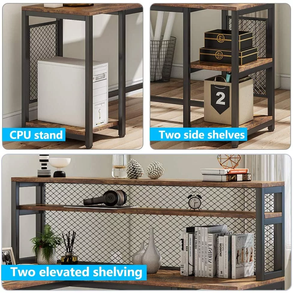 Tribesigns 67" Large Computer Desk with Hutch