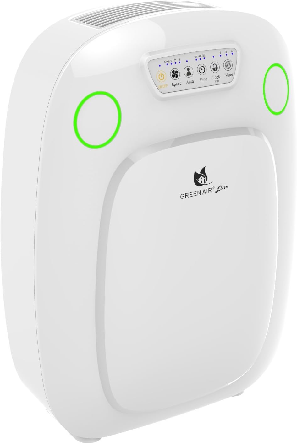 Green Air Elite HEPA and Odor Fighting Filter Air Purifier with IonCluster Technology for Large Rooms, HEPA, Carbon