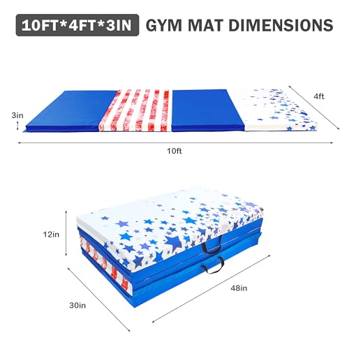 Extra Thick Folding Exercise Gymnastics Mat