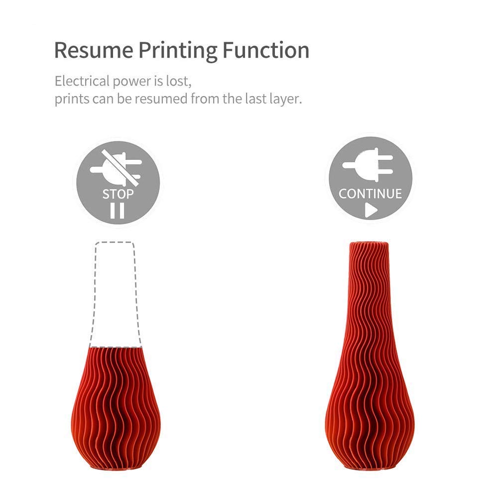 Official Creality Ender 5 Pro 3D Printer Upgrade Silent Mother Board Metal Feeder Extruder and Capricorn Bowden PTFE Tubing 220 x 220 x 300mm Build