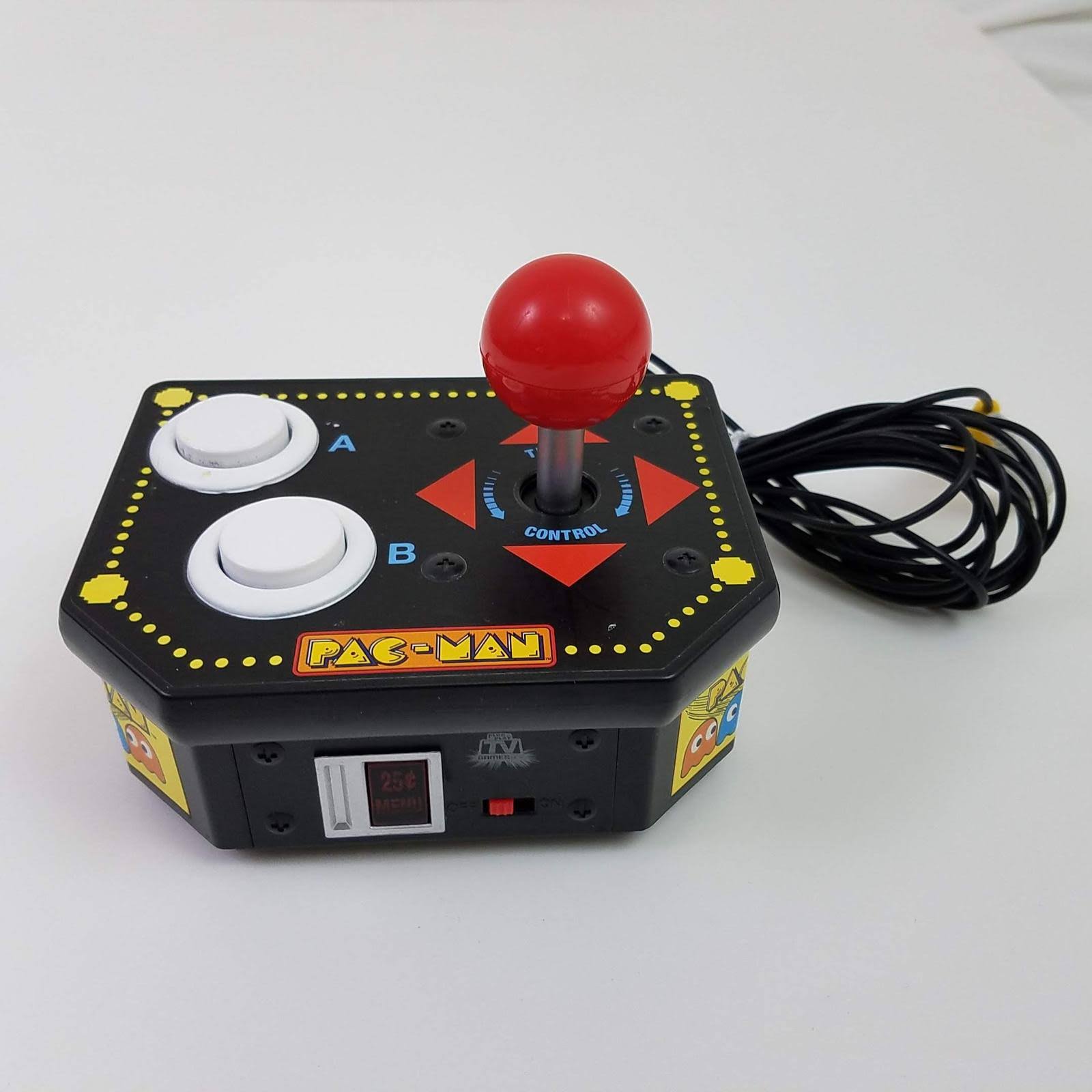 Jakks Pacific TV Games Video Game Controller, Retro Arcade Featuring Pac-Man