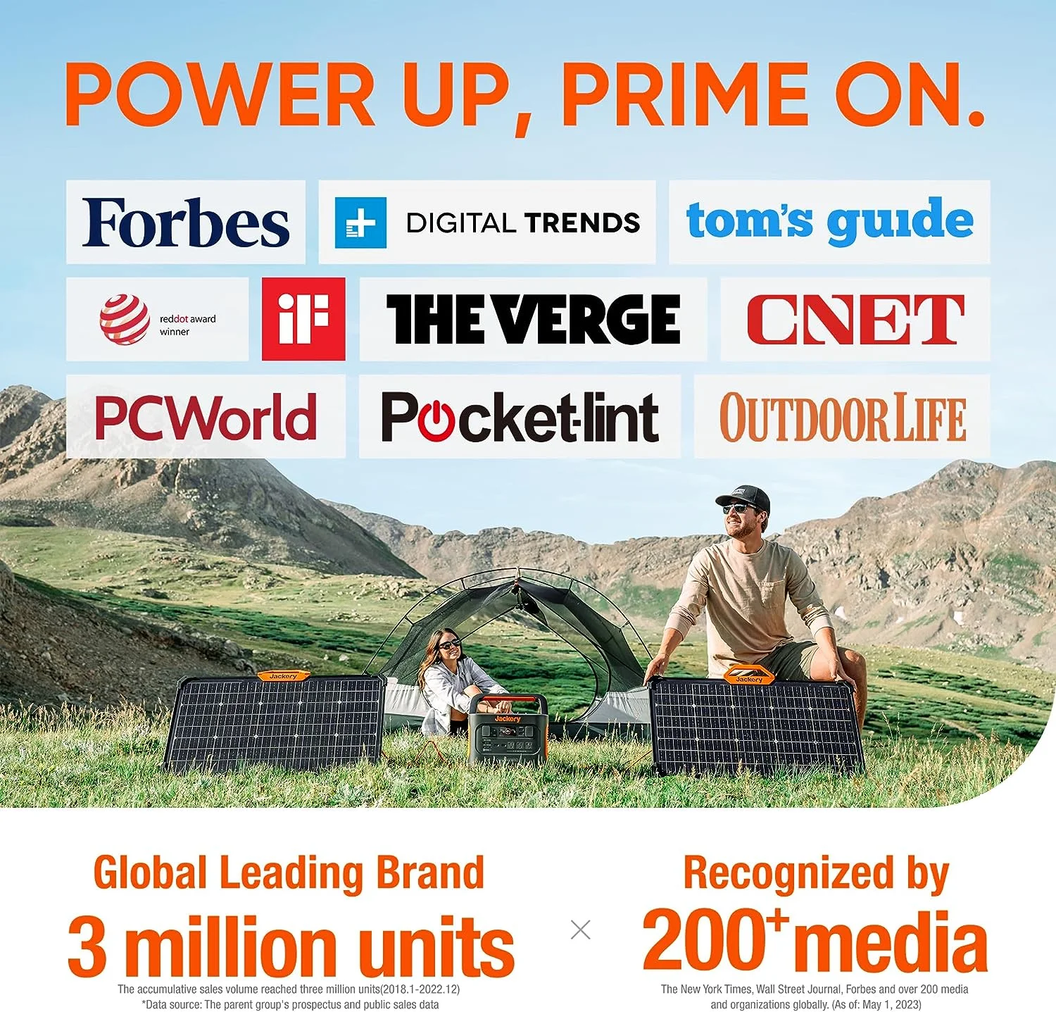 Jackery Solar Panel 100W Portable Solar Panel for Explorer 240/300/500/1000/1500 Power Station, Reconditioned