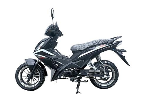 125CC 4 SPEED MOPED MOTORCYCLE STREET MOTORCYCLE BD125-9 (RED)