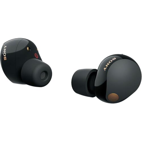 Sony WF-1000XM5 Truly Wireless Bluetooth Noise Canceling Earbuds Headphones with Voice Built in, Black (WF1000XM5/B) + USB Adapter