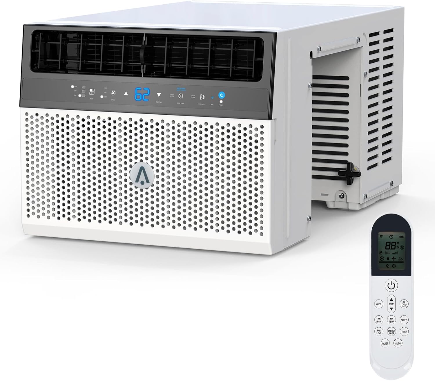 6000BTU Window Air Conditioners with Remote Control & WiFi, Air Conditioner Window with Washable Filter, Ultra Quiet Energy-Efficient Cooling