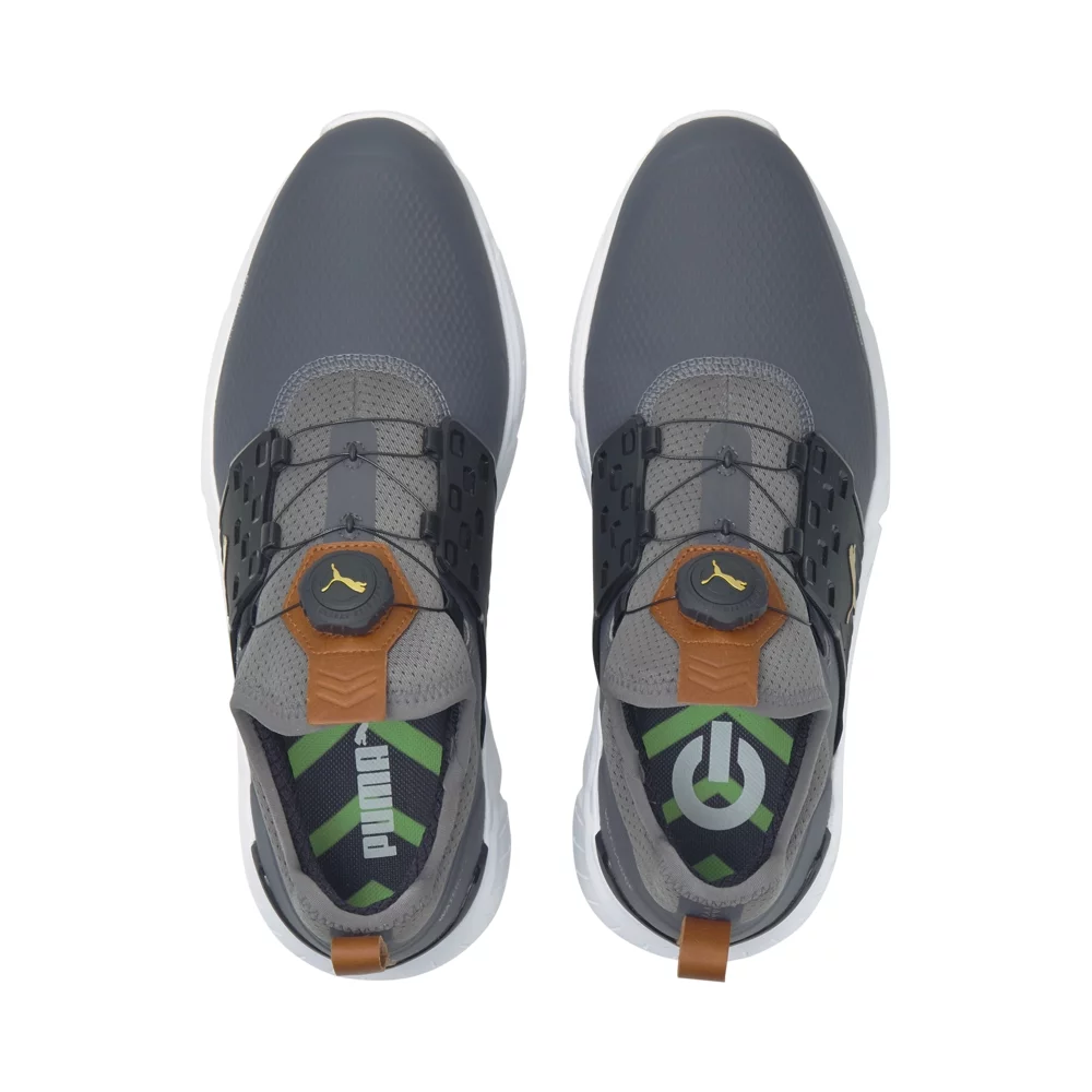 Puma Ignite Articulate Disc Shade/Puma Team Gold/Black Men Golf Shoe Choose Size - Radiant Selections