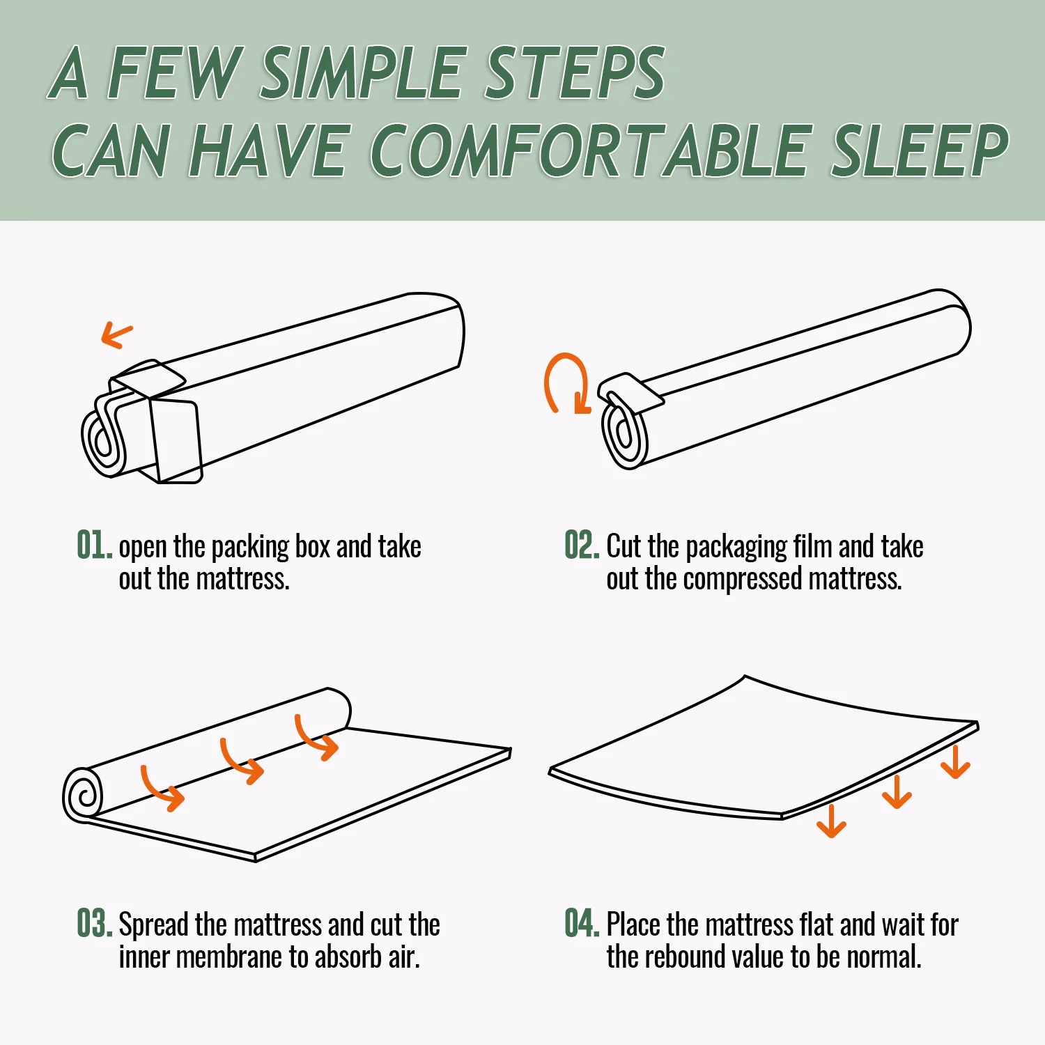 10 Inch Mattress Green Tea Memory Foam Mattress CertiPUR-US Certified,Removable Soft Cover,Twin mattresses for Bed Frame, Bunk Bed, Trundle, Daybed