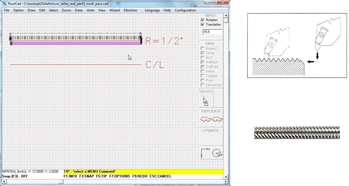 CAD-CAM CNC Lathe Software for Mach 3-4, Linux CNC, EMC2, Fanuc