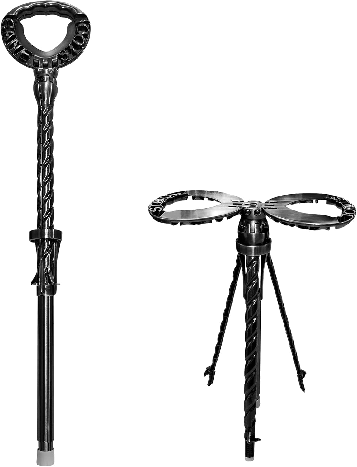 ALEVMOOM Portable Cane seat Walking Stools for Adults Folding Walking Cane with Seat Retractable Lightweight Walking Stool for Elderly Outdoor Travel