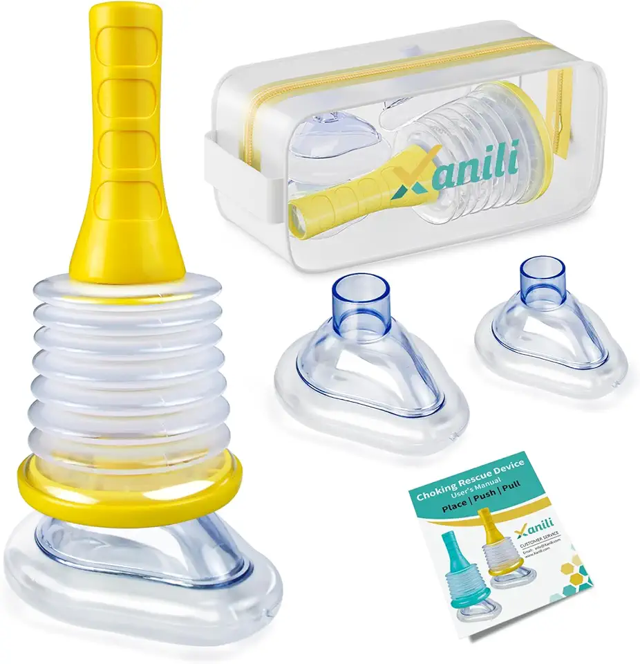 Choking Rescue Device for Kids & Adults, Anti Choking Device, Portable Suction Rescue Device