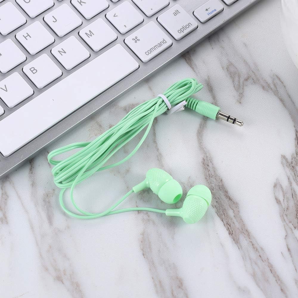 Kids Earbuds Bulk 100 Pack Macaron Colors Mixed