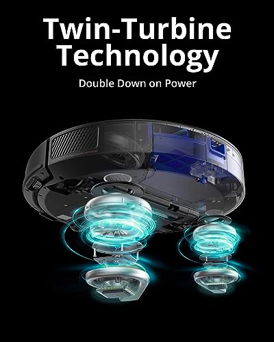 eufy Clean X8 Pro Robot Vacuum, Twin-Turbine 2× 4,000 Pa Powerful Suction