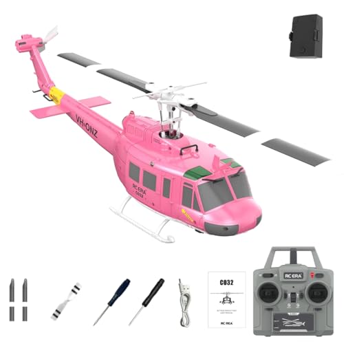 RC ERA C032 UH-1 Huey RC Helicopter with 3D Inverted Flight & 6-Axis Gyro Stabilization