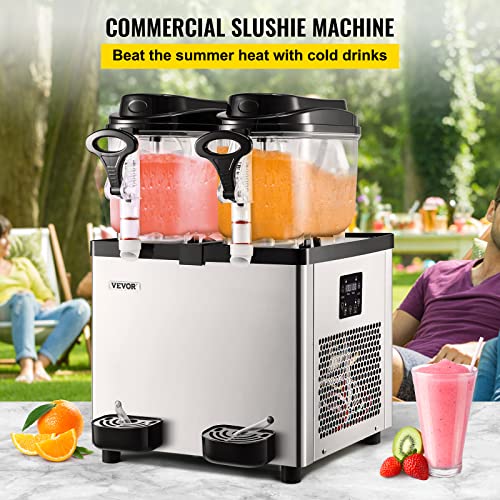 VEVOR Commercial Frozen Drink Slush Machine Frozen Drink Slush Making Machine Snow Melting Machine for Commercial and Home Use