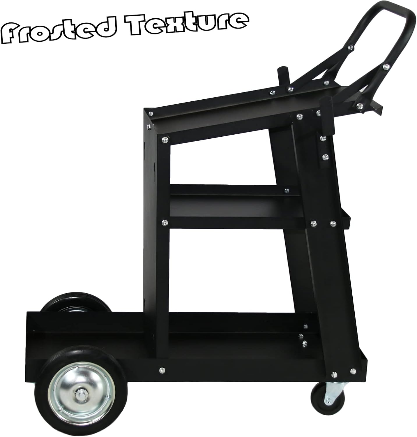 Welding Cart, Welding Carts for MIG/TIG Welder and Plasma Cutter, Black