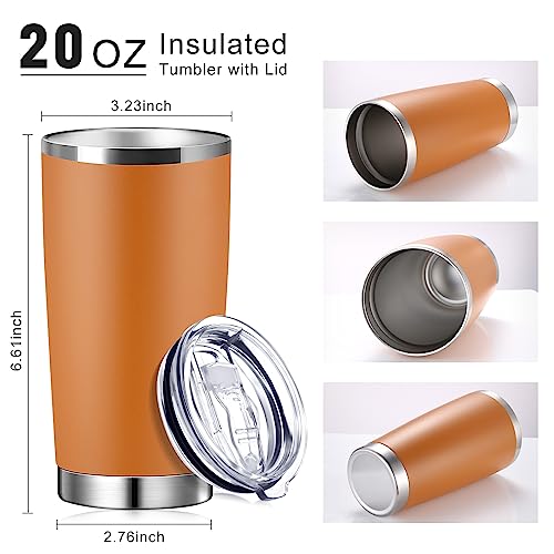 Sieral 36 Packs Stainless Steel Tumbler Bulk with Lid Vacuum Double Wall Insulated Travel Coffee Mug Powder Coated Tumbler Cup for Graduation Wedding