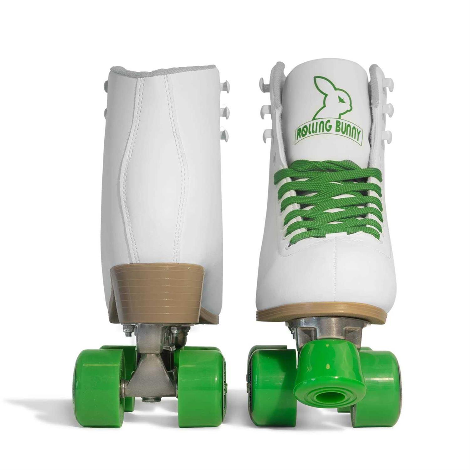 RollingBunny Roller Skates for Women Girls Classic High-Top PU Leather Quad Roller Skates for Outdoor and Indoor - Sports Supplies Online Store