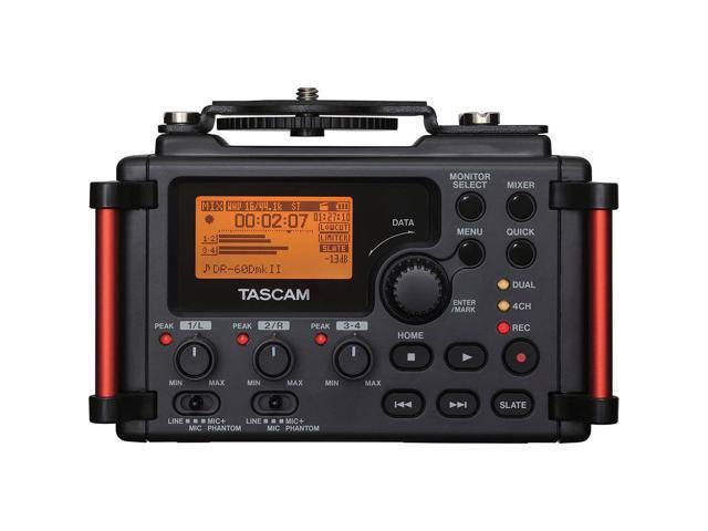 Tascam Portable Recorder for DSLR (dr-60dmkii) + 32GB SDHC Class 10 Memory Card + XLR 10& M-F 16AWG Gold Plated Cable + Professi