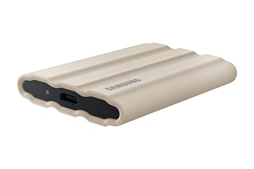 Samsung T7 Shield Portable External Solid State Drive USB 3.2 1TB, IP65 Water Resistant, Compatible with PC/Mac/Android/Gaming Consoles (MUPE1T0K/AM)