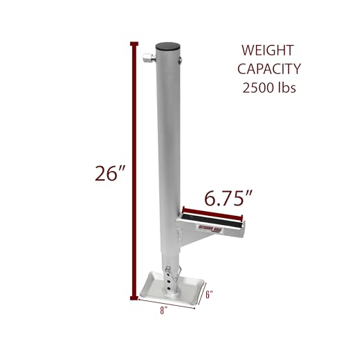 Extreme Max 5001.6345 Universal Heavy-Duty Extended Range Quick Lift ATV/UTV Field Jack - 26" to 36" Range, 2500 lbs. Capacity