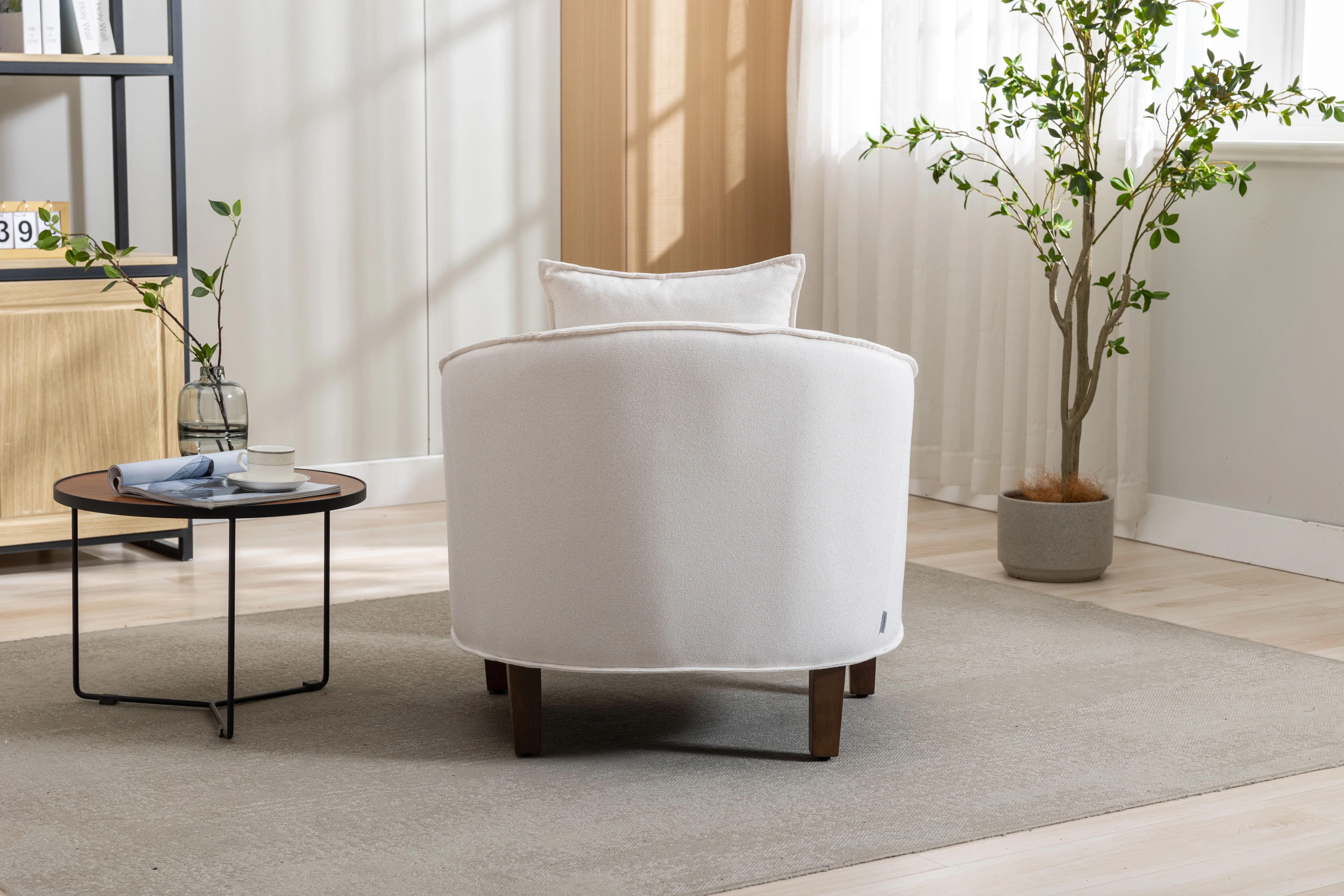 Upgrade Your Living Room with a Mid Century Modern Accent Chair and Ottoman Set