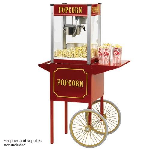 Paragon 1911 Small Popcorn Cart for 4-Ounce Poppers (Black / Chrome)
