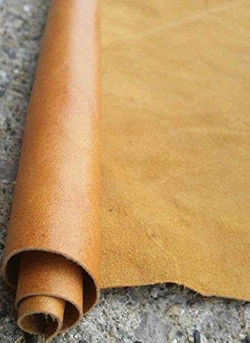 Reed Leather Hides - Cow Skins Various Colors u0026 Sizes (20 Square foot, Camel)
