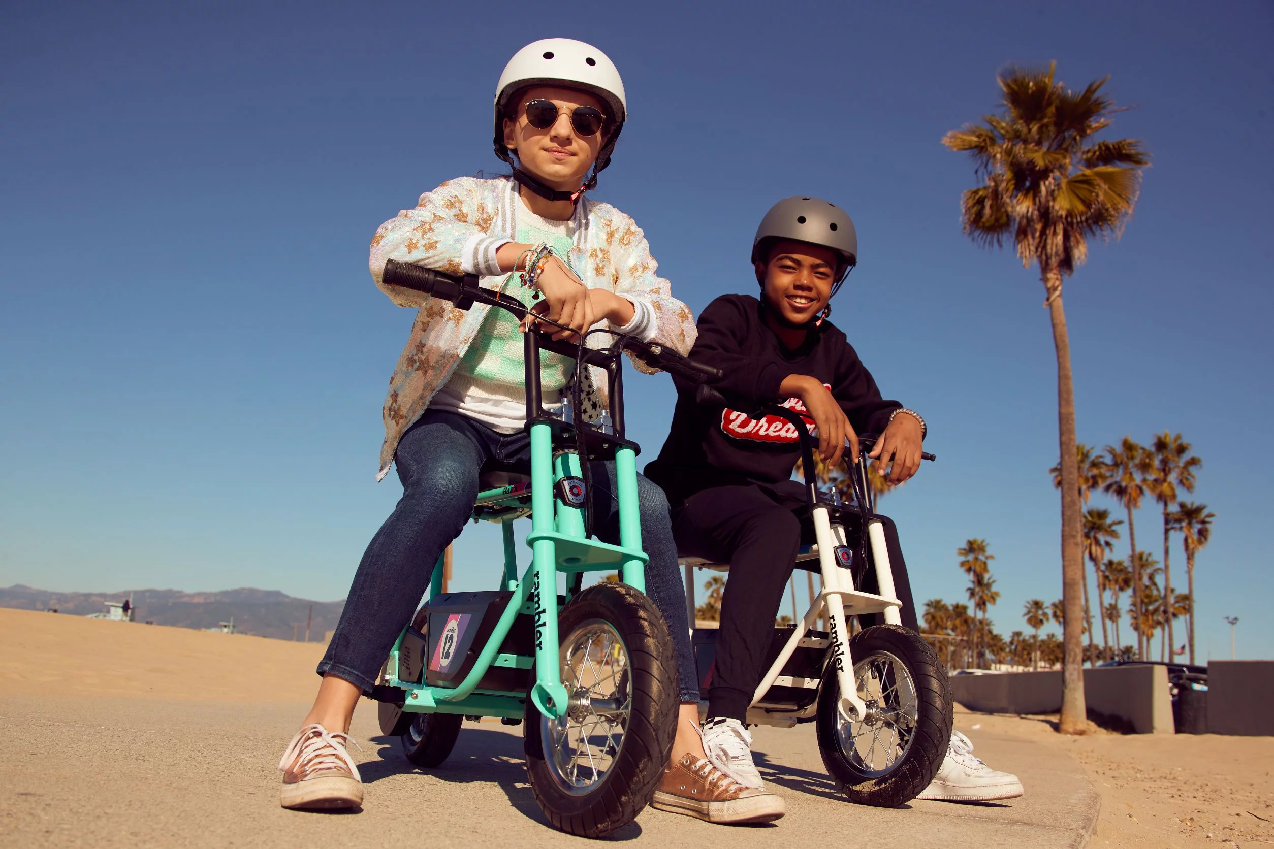 Razor Rambler 12 Seated Electric Scooter- White, up to 14 mph, 12" Air-Filled Tires, for Teen 13+